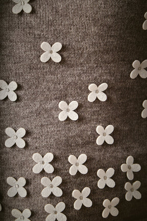 ENDLESS ROSE - Flower Detail Knit Skirt - SKIRTS available at Objectrare