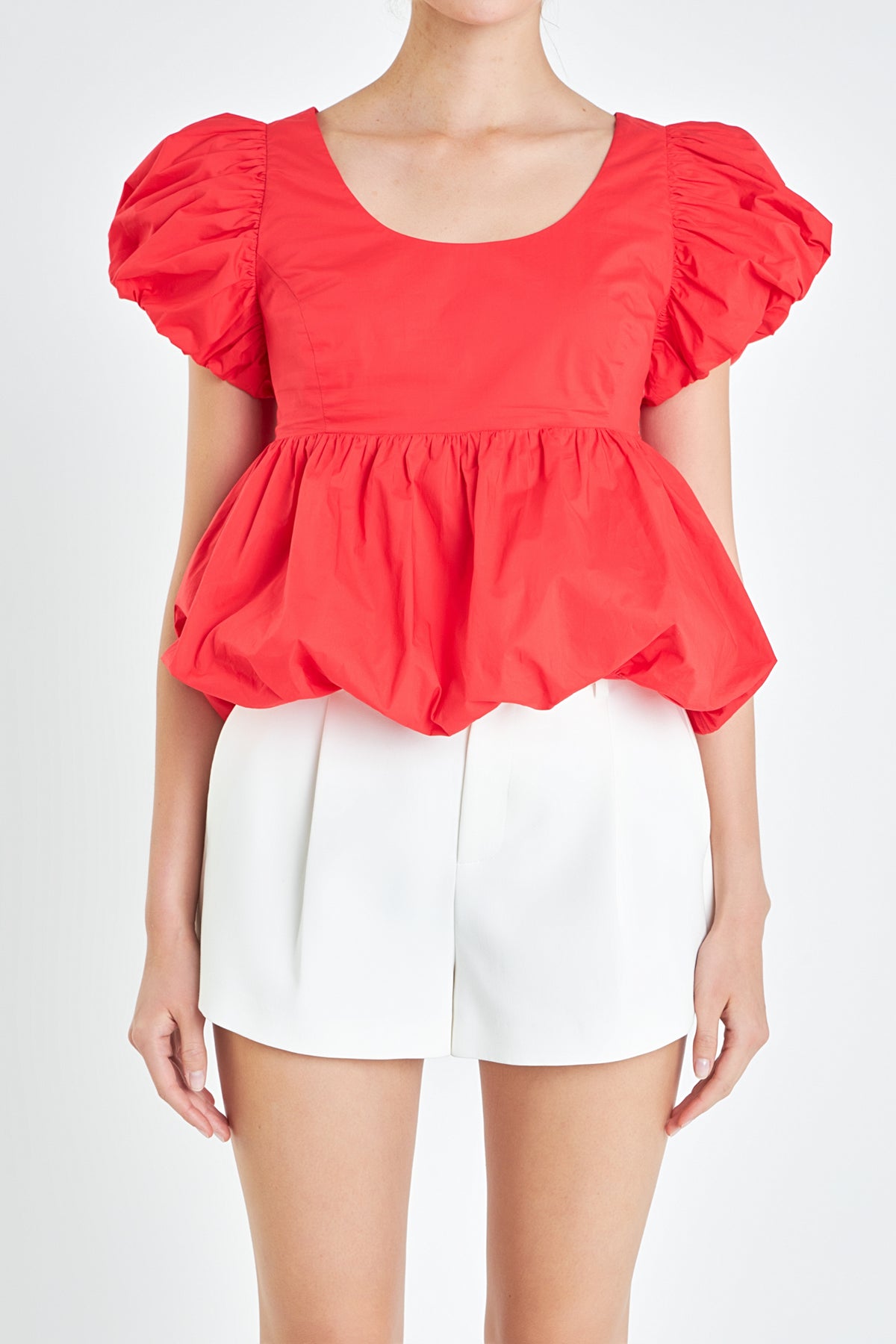 ENGLISH FACTORY - Bubble Hem Top - TOPS available at Objectrare