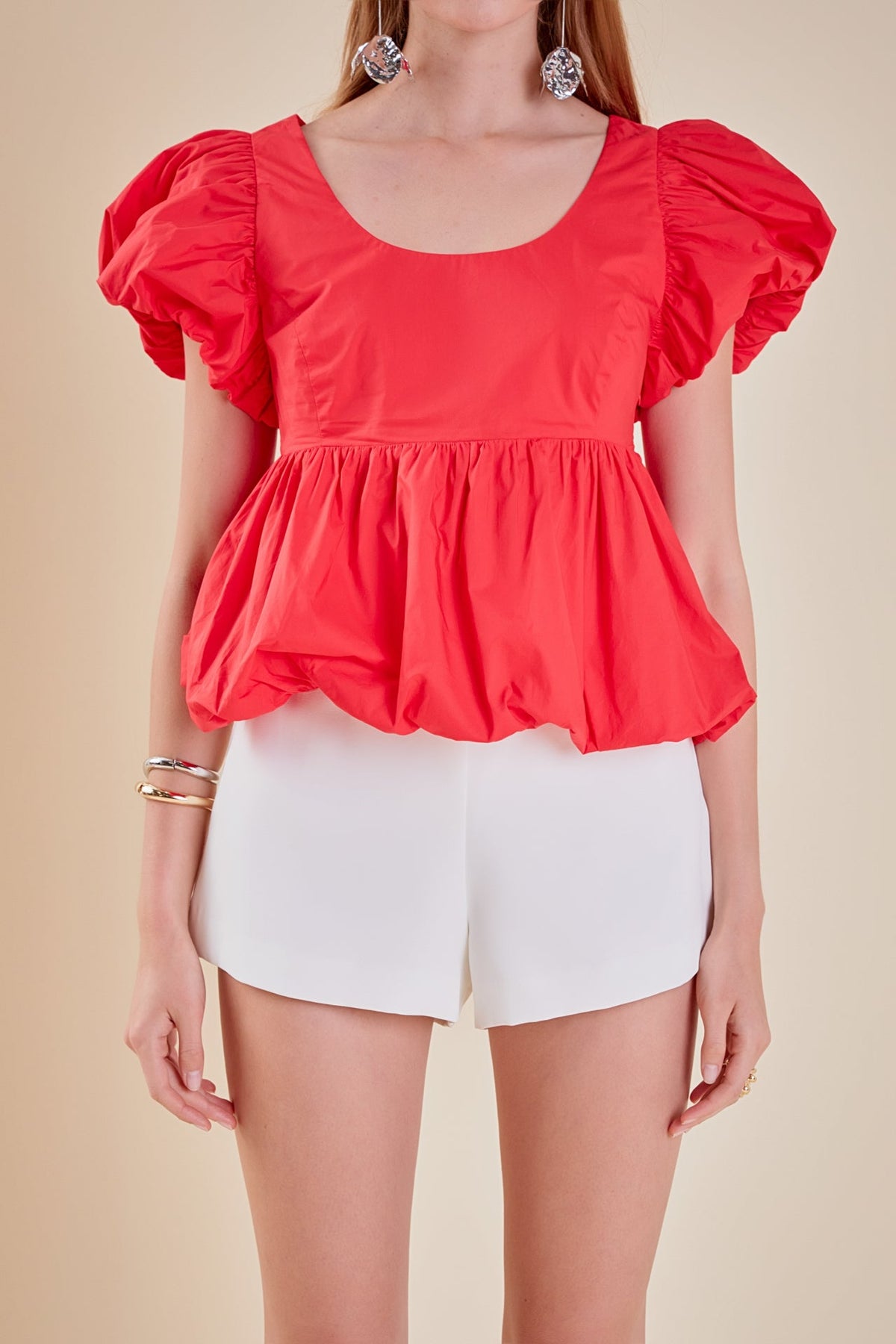 Bubble Hem Top