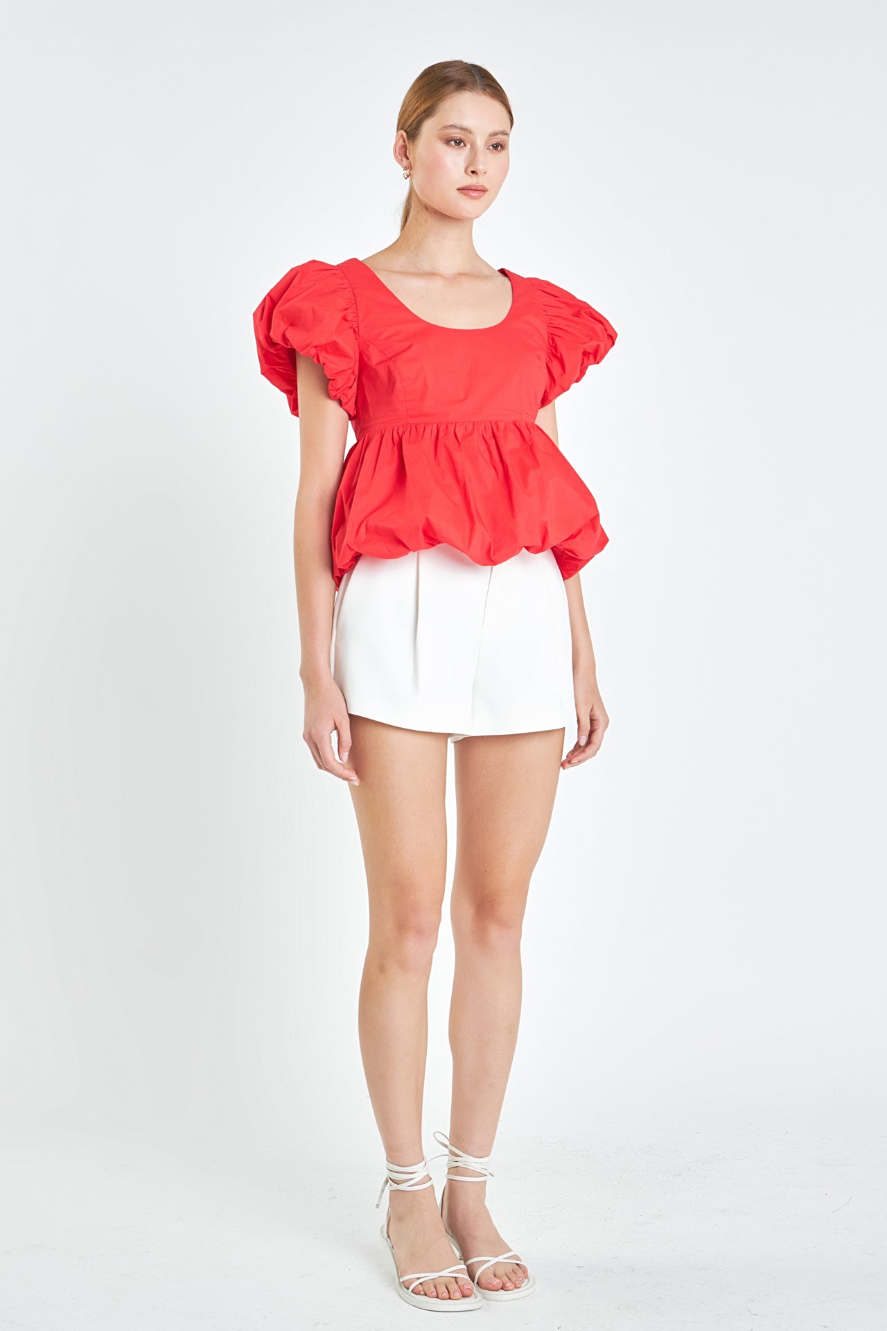 ENGLISH FACTORY - Bubble Hem Top - TOPS available at Objectrare