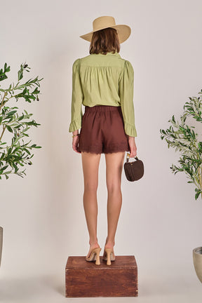 ENGLISH FACTORY - Ruffle Blouse - TOPS available at Objectrare