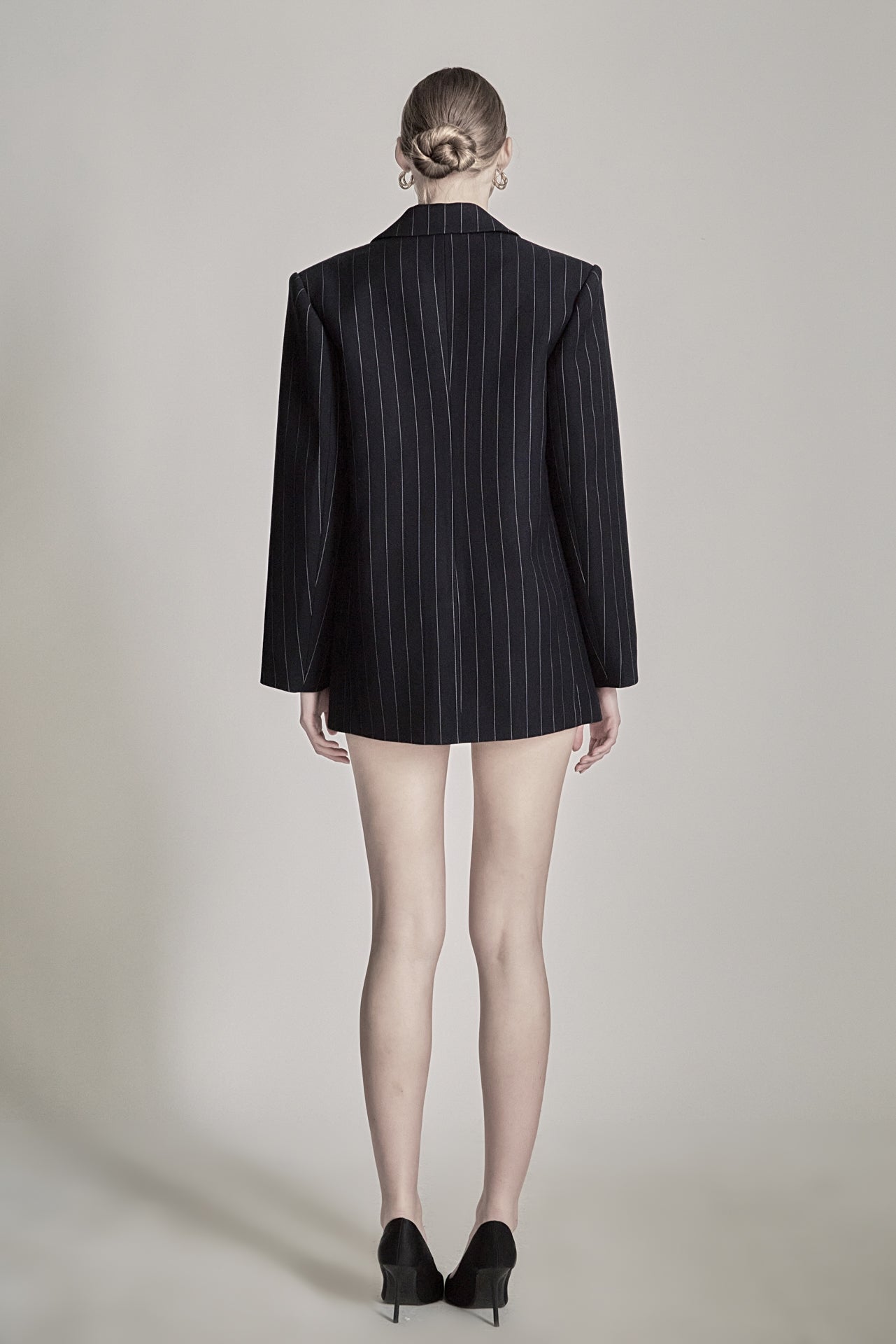 ENDLESS ROSE - Oversized Pinstripe Blazer - BLAZERS available at Objectrare