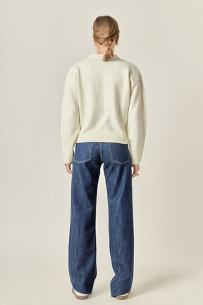 ENGLISH FACTORY - Cocktail Sweater - SWEATERS & KNITS available at Objectrare