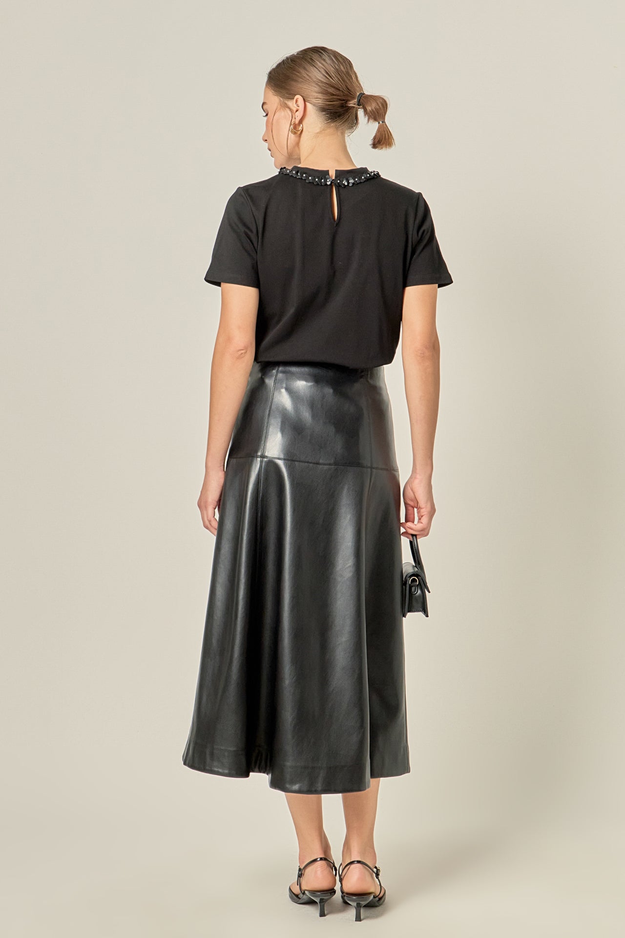 ENGLISH FACTORY - Floral Bow Detail Top - TOPS available at Objectrare