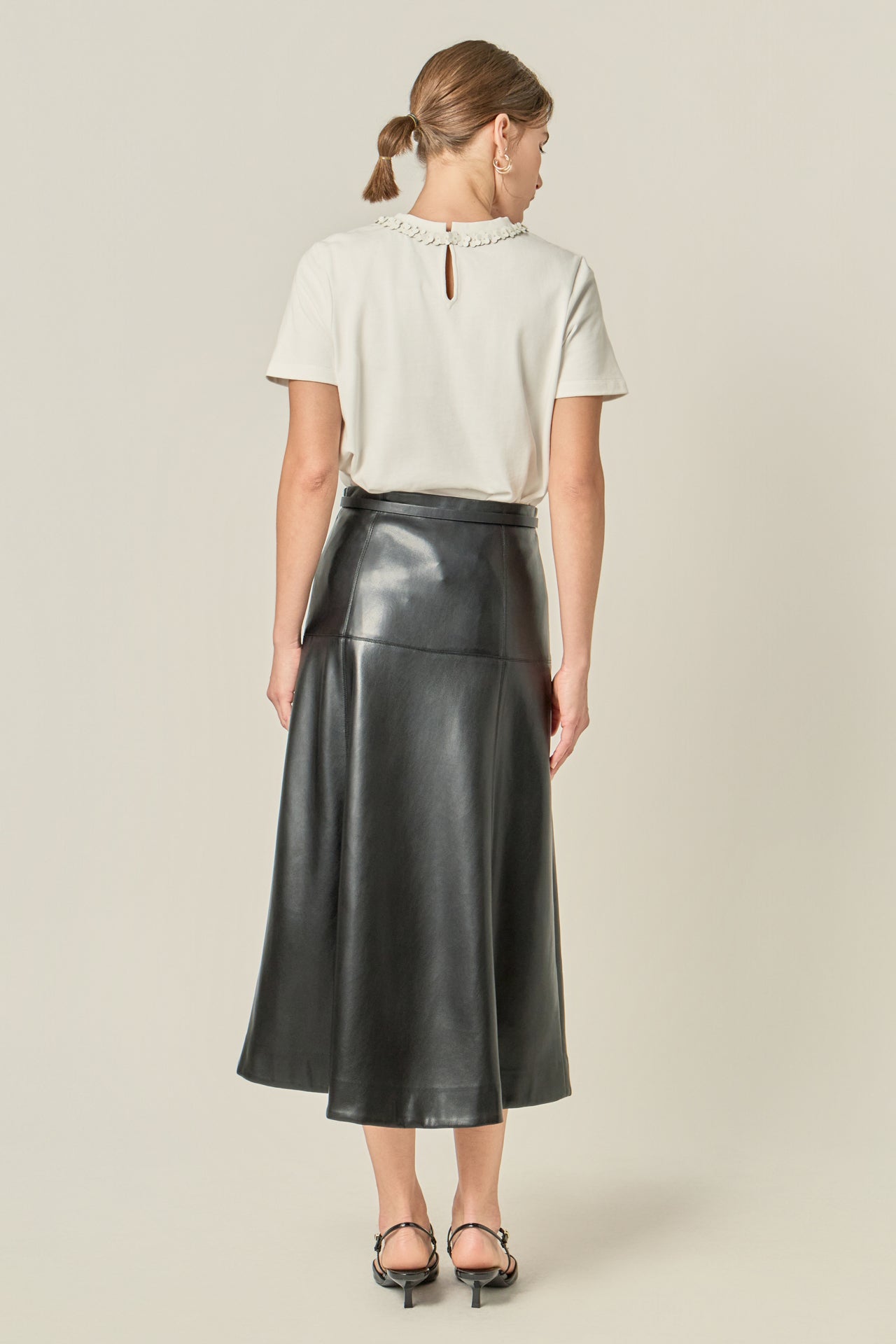 Floral Bow Detail Top