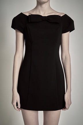 ENDLESS ROSE - Bow Mini Dress - DRESSES available at Objectrare