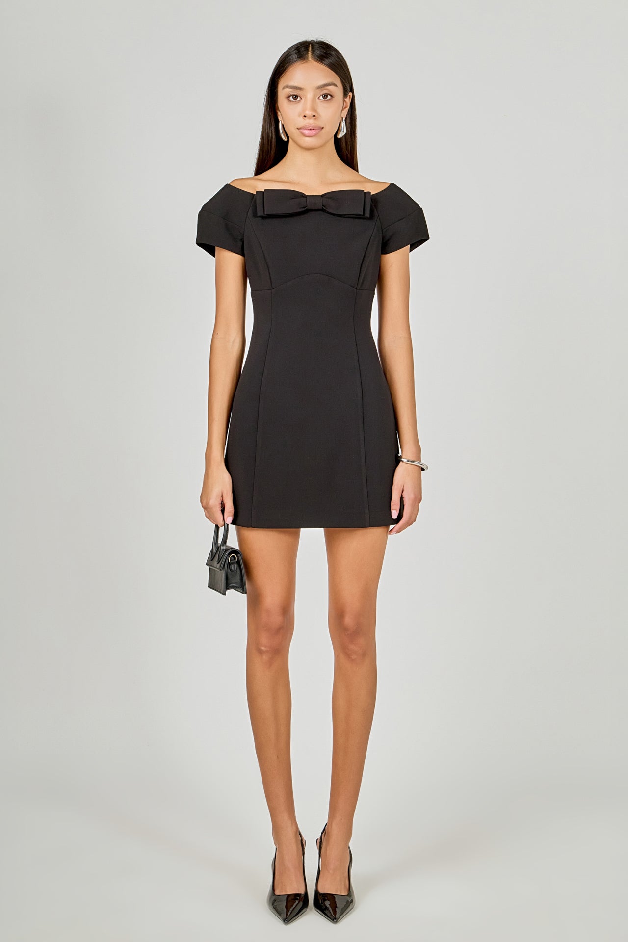 ENDLESS ROSE - Bow Mini Dress - DRESSES available at Objectrare