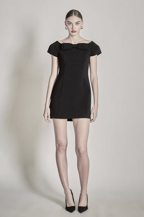 Bow Mini Dress