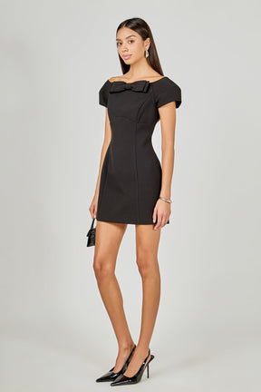 Bow Mini Dress