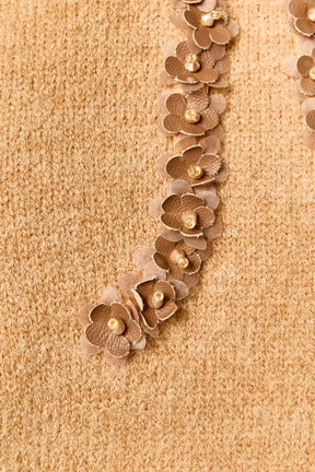 ENGLISH FACTORY - Floral Bow Trim Sweater - SWEATERS & KNITS available at Objectrare