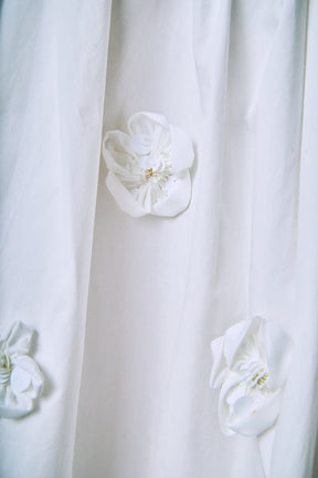 ENGLISH FACTORY - 3D Flower Midi Skirt - SKIRTS available at Objectrare