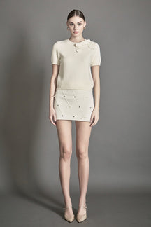 ENDLESS ROSE - Bow Detail Sweater - SWEATERS & KNITS available at Objectrare