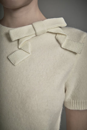 ENDLESS ROSE - Bow Detail Sweater - SWEATERS & KNITS available at Objectrare