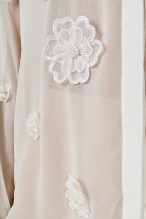 Floral Detail Shirt Blouse