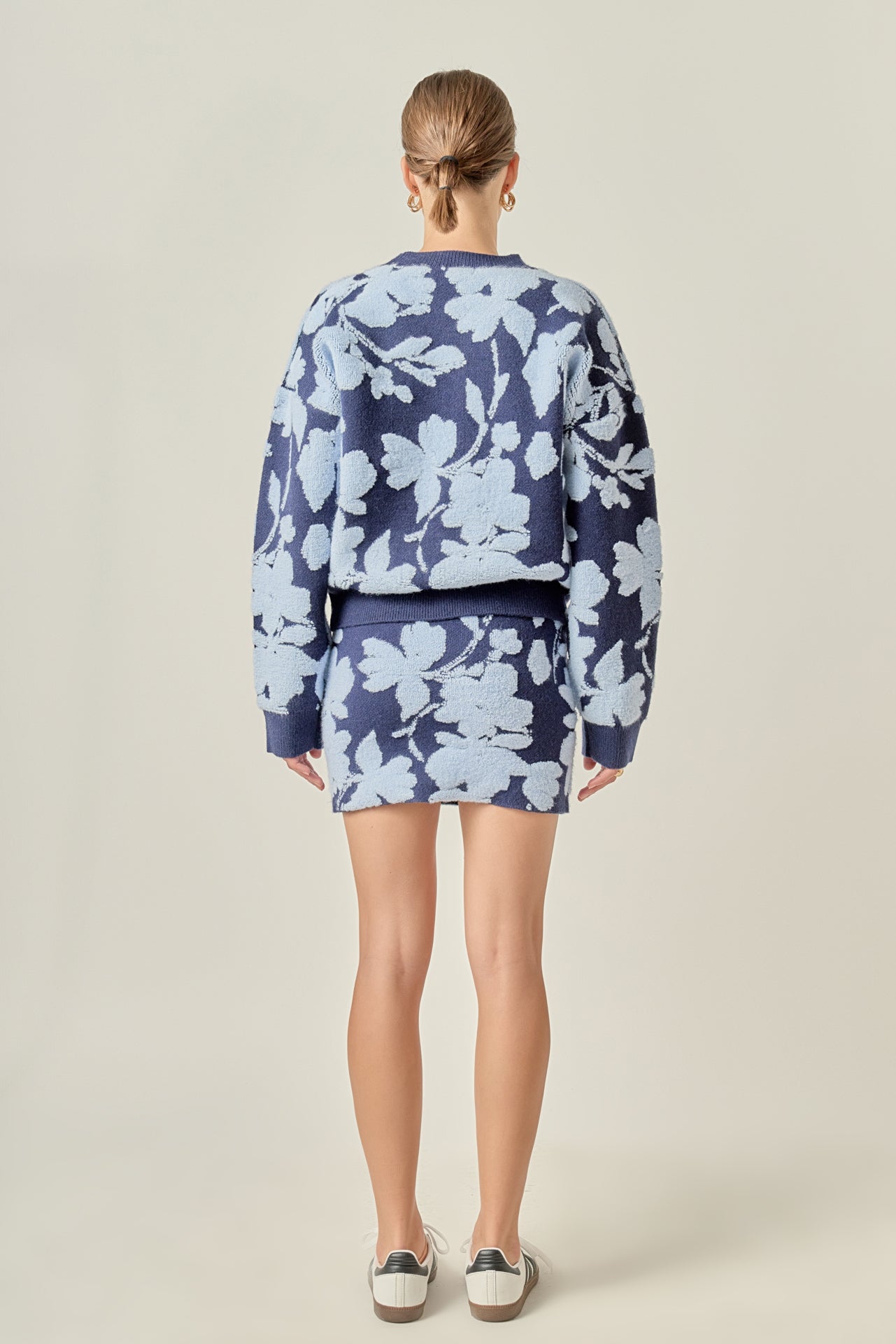 ENGLISH FACTORY - Fuzzy Flower Mini Skirt - SKIRTS available at Objectrare