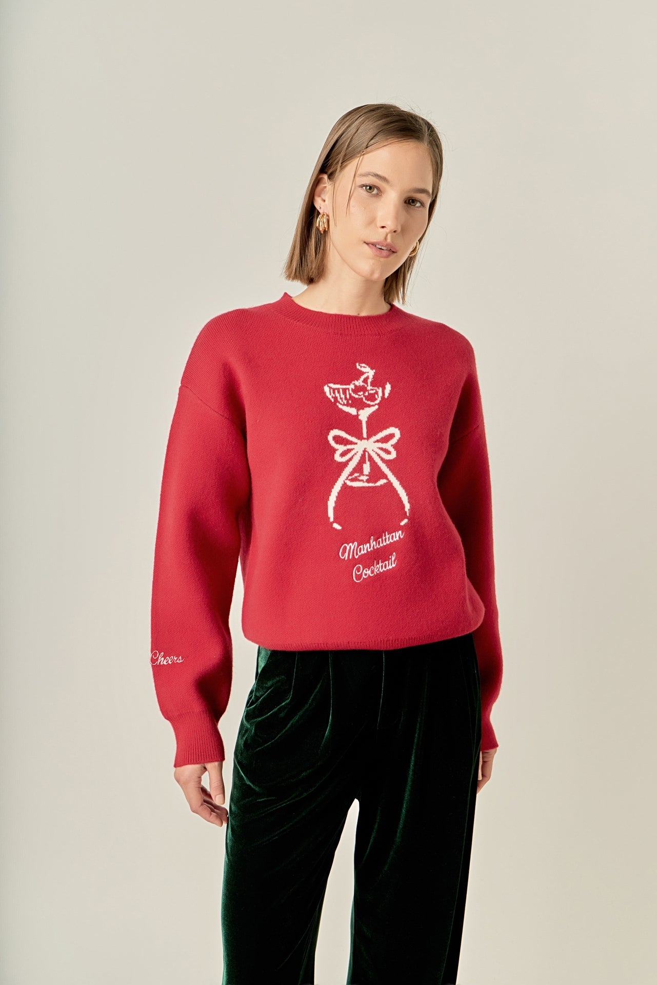 ENGLISH FACTORY - Manhattan Cocktail Sweater - SWEATERS & KNITS available at Objectrare