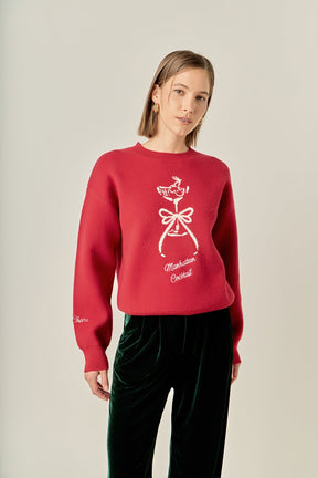 ENGLISH FACTORY - Manhattan Cocktail Sweater - SWEATERS & KNITS available at Objectrare