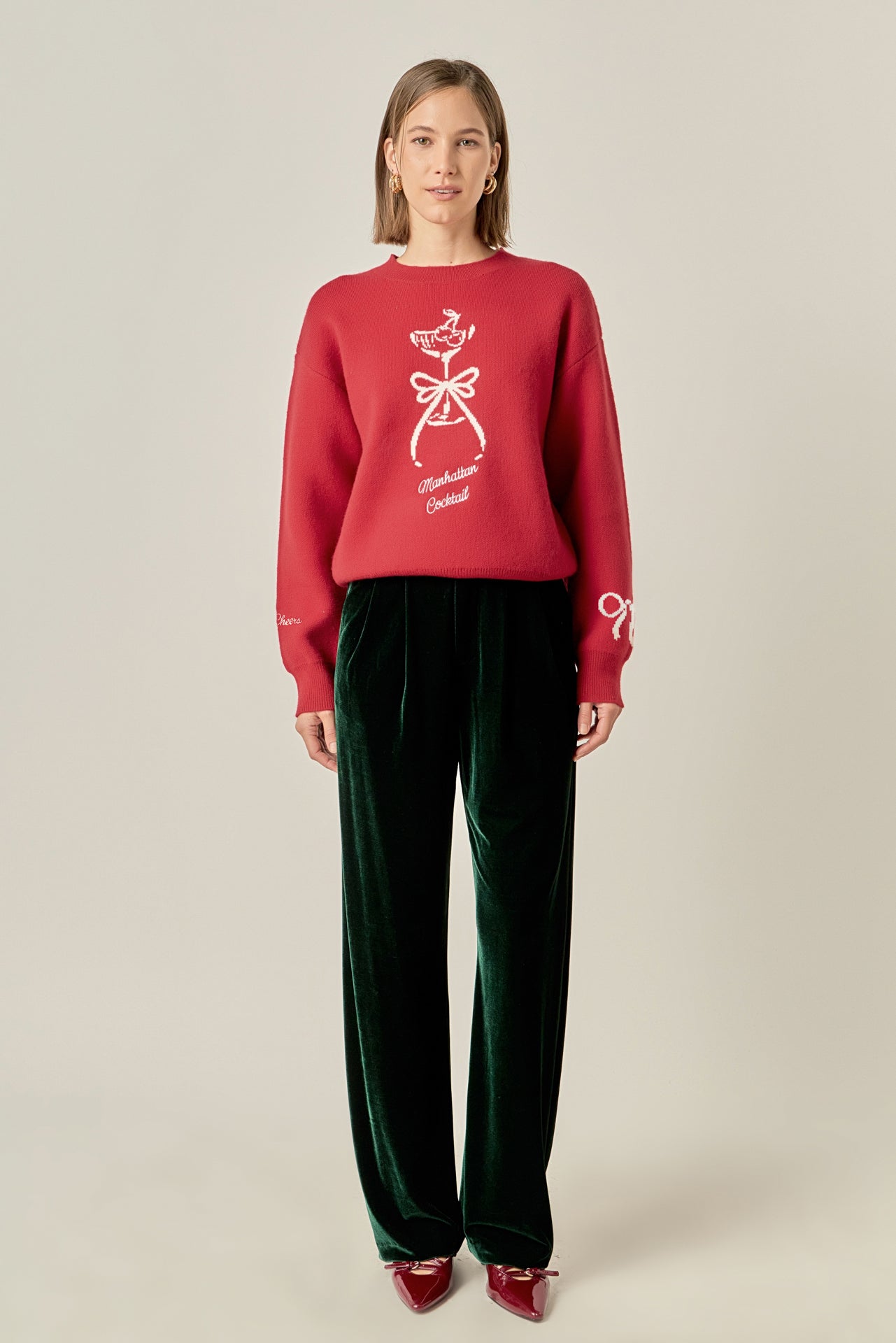 ENGLISH FACTORY - Manhattan Cocktail Sweater - SWEATERS & KNITS available at Objectrare