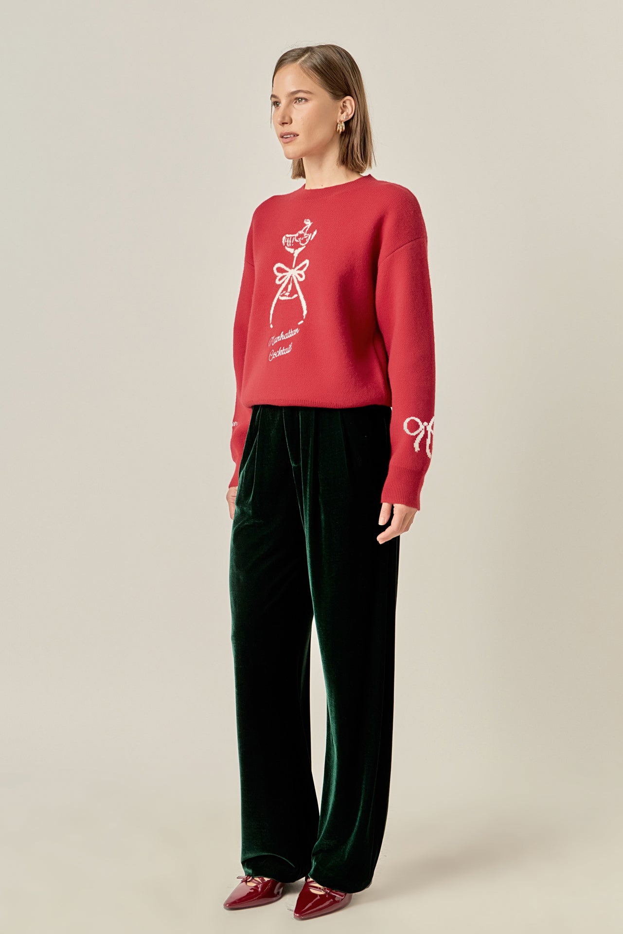 ENGLISH FACTORY - Manhattan Cocktail Sweater - SWEATERS & KNITS available at Objectrare