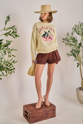 ENGLISH FACTORY - Dolce Vita Knit Sweater - SWEATERS & KNITS available at Objectrare