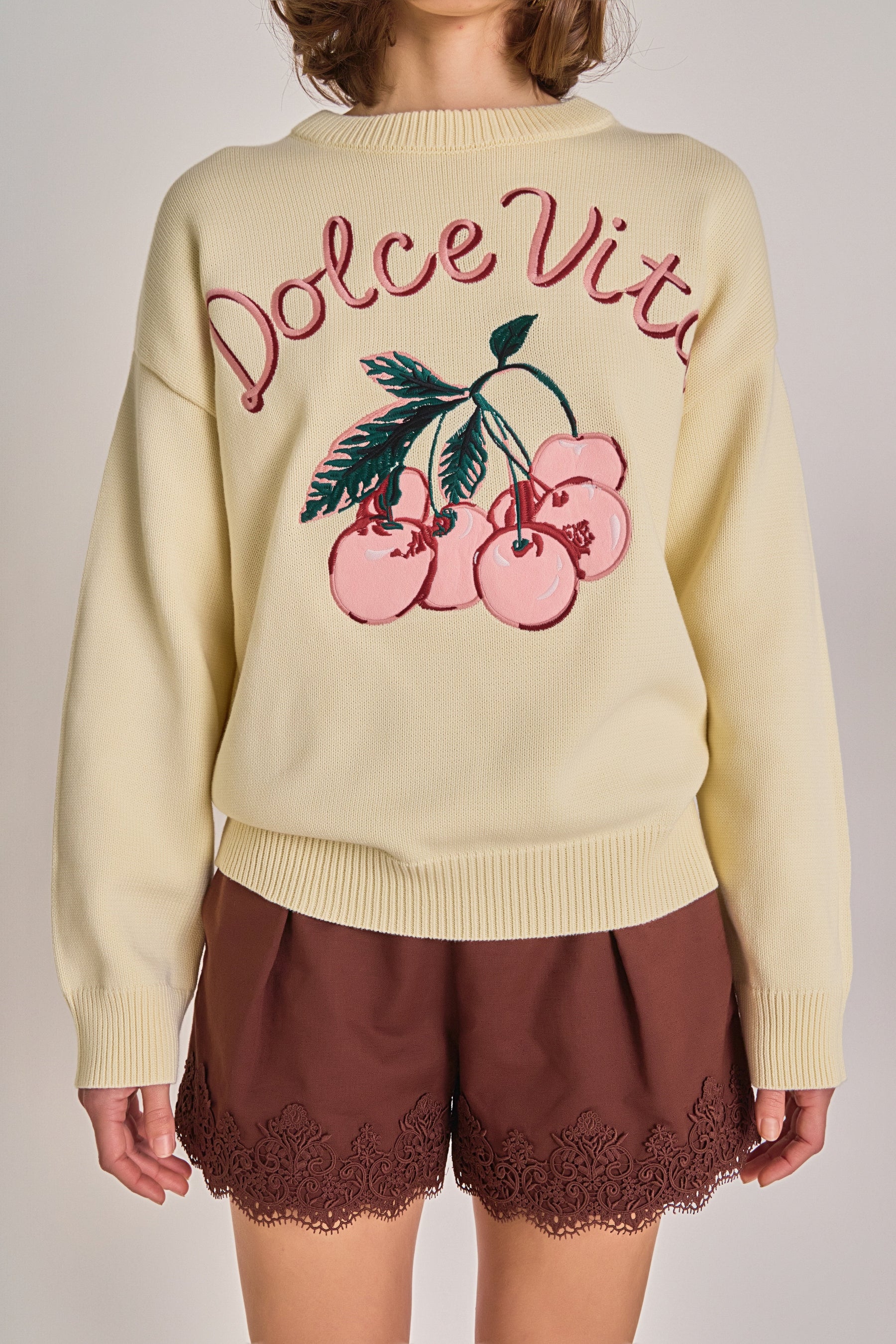 ENGLISH FACTORY - Dolce Vita Knit Sweater - SWEATERS & KNITS available at Objectrare