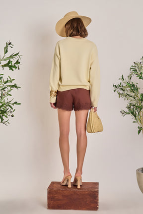 ENGLISH FACTORY - Dolce Vita Knit Sweater - SWEATERS & KNITS available at Objectrare