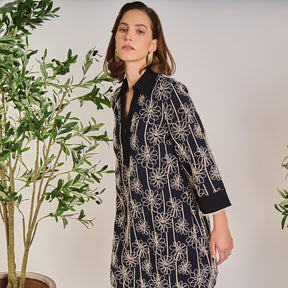 ENGLISH FACTORY - Floral Embroidered Collar Mini Dress - DRESSES available at Objectrare