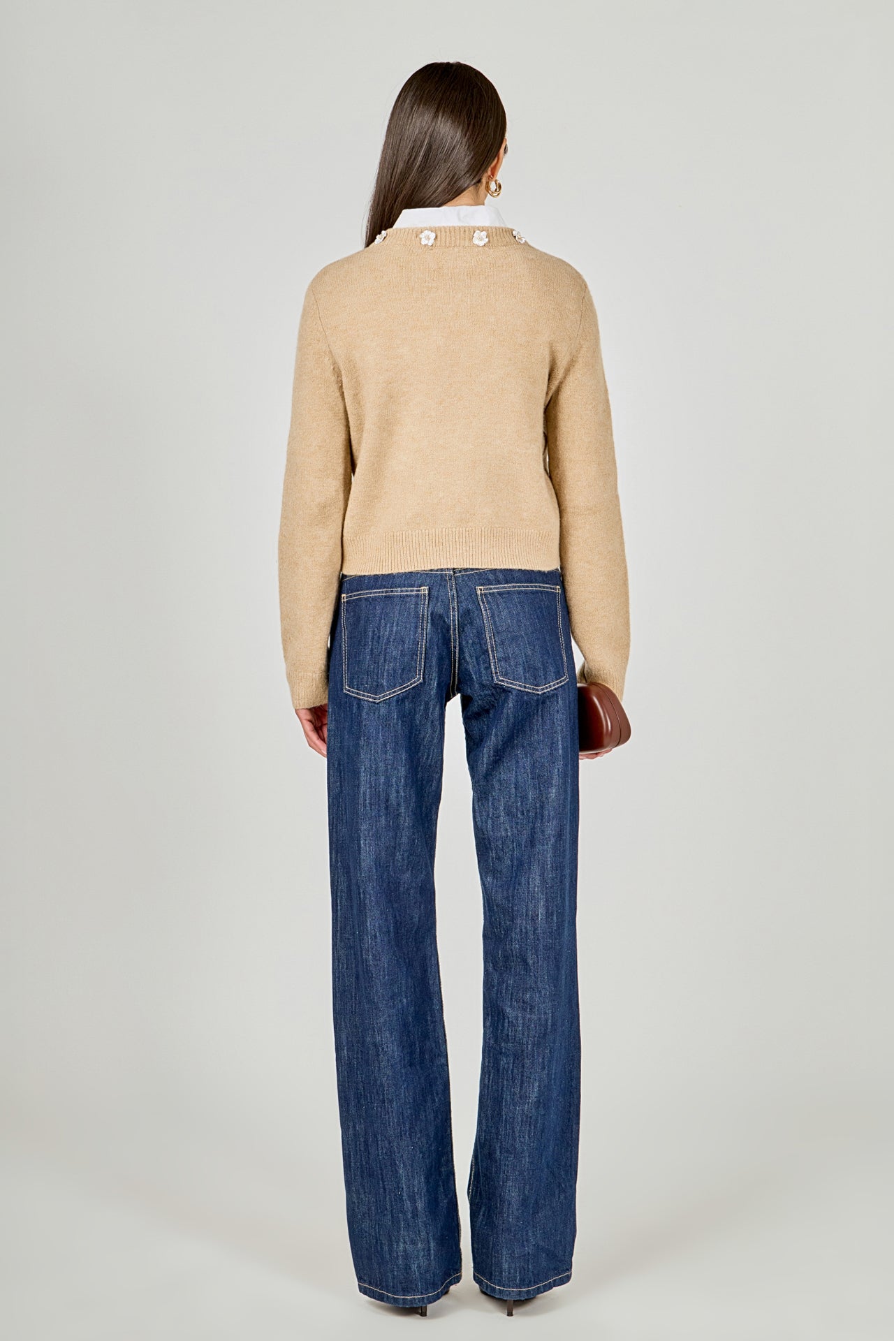 Floral Button Knit Cardigan