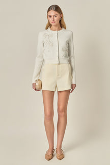ENGLISH FACTORY - Bow Detail Cardigan - SWEATERS & KNITS available at Objectrare