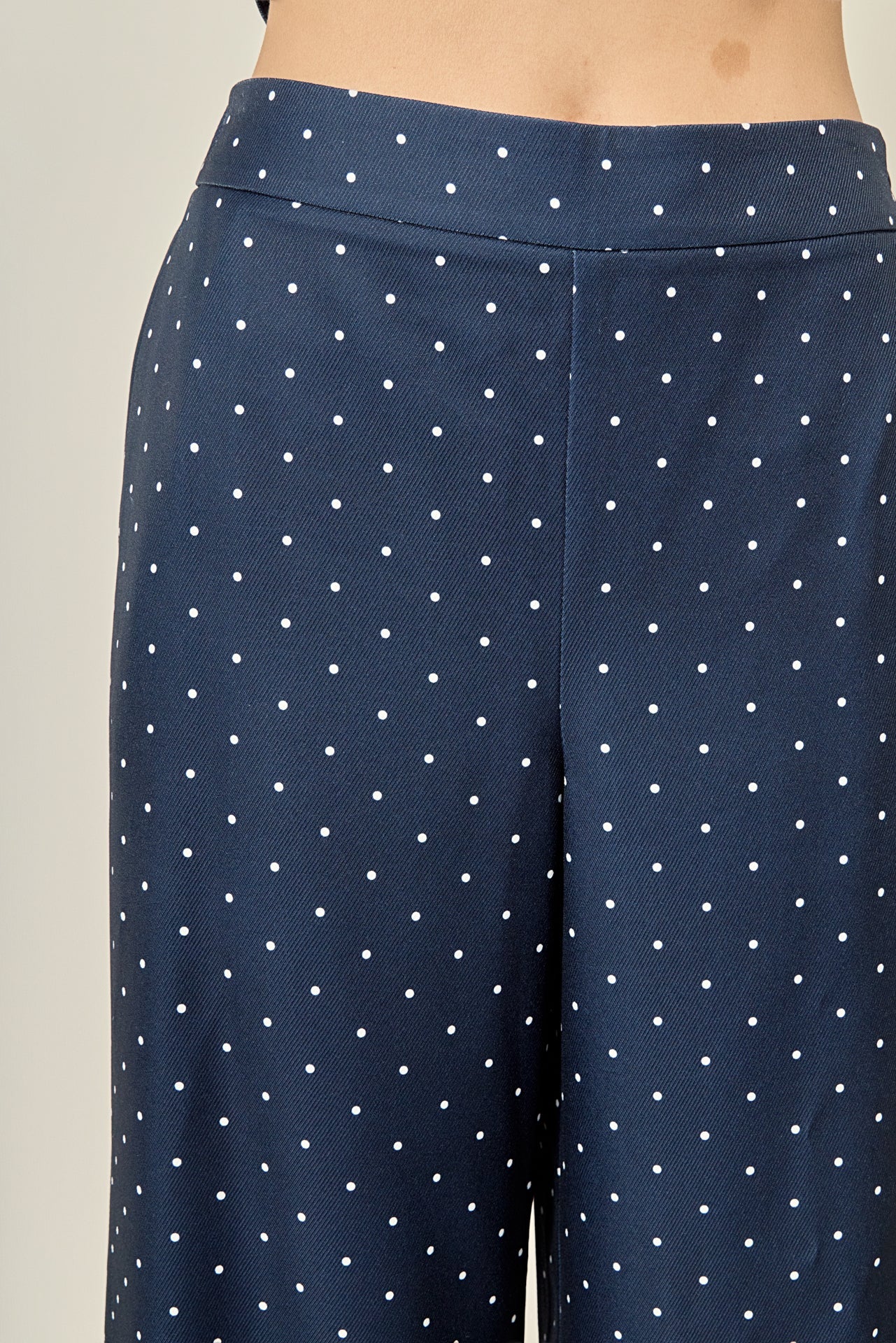 ENGLISH FACTORY - Polka Dot Wide Leg Pants - PANTS available at Objectrare