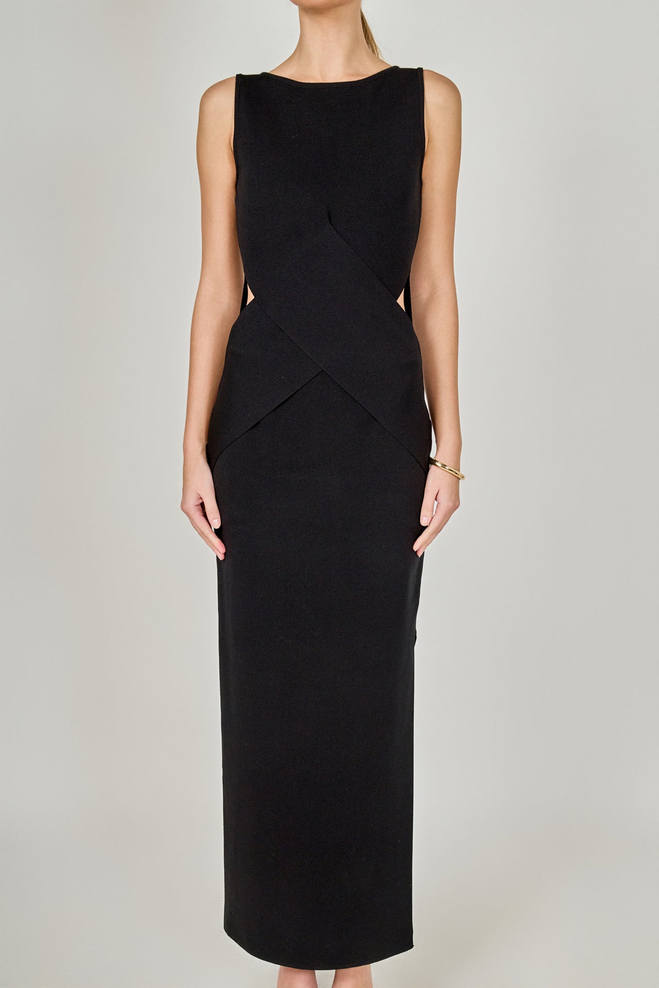 Hip Cut Out Maxi Dress Hip Cut Out Maxi Dress
