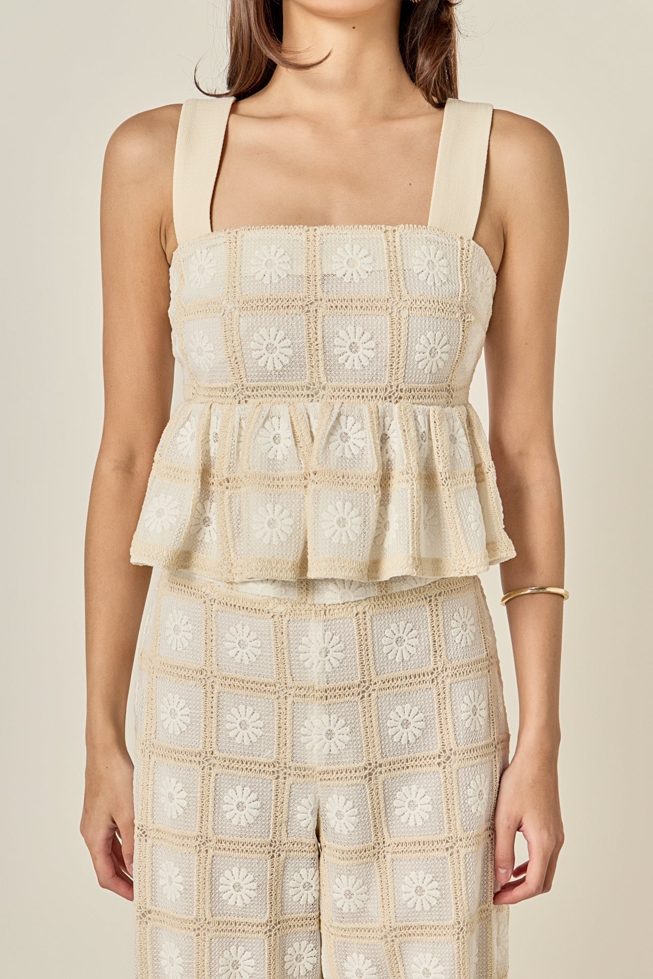 Bria Crochet Sleeveless Top