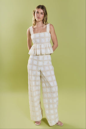 ENGLISH FACTORY - Bria Crochet Sleeveless Top - TOPS available at Objectrare