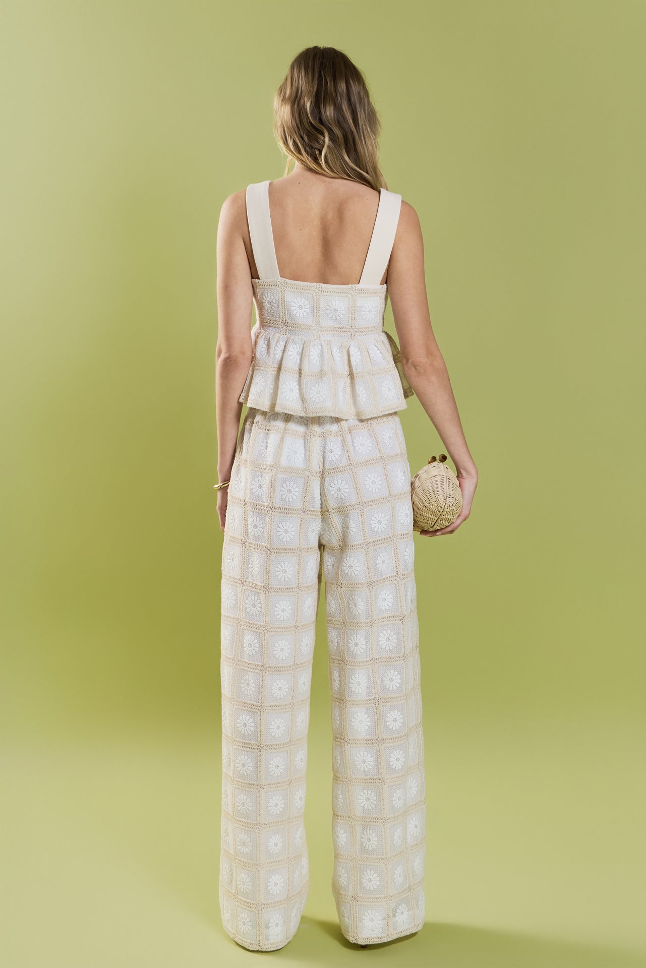 ENGLISH FACTORY - Bria Crochet Pants - PANTS available at Objectrare