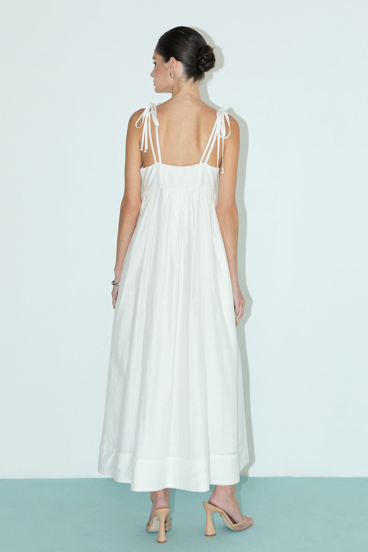 Pearl Seashell Maxi Dress