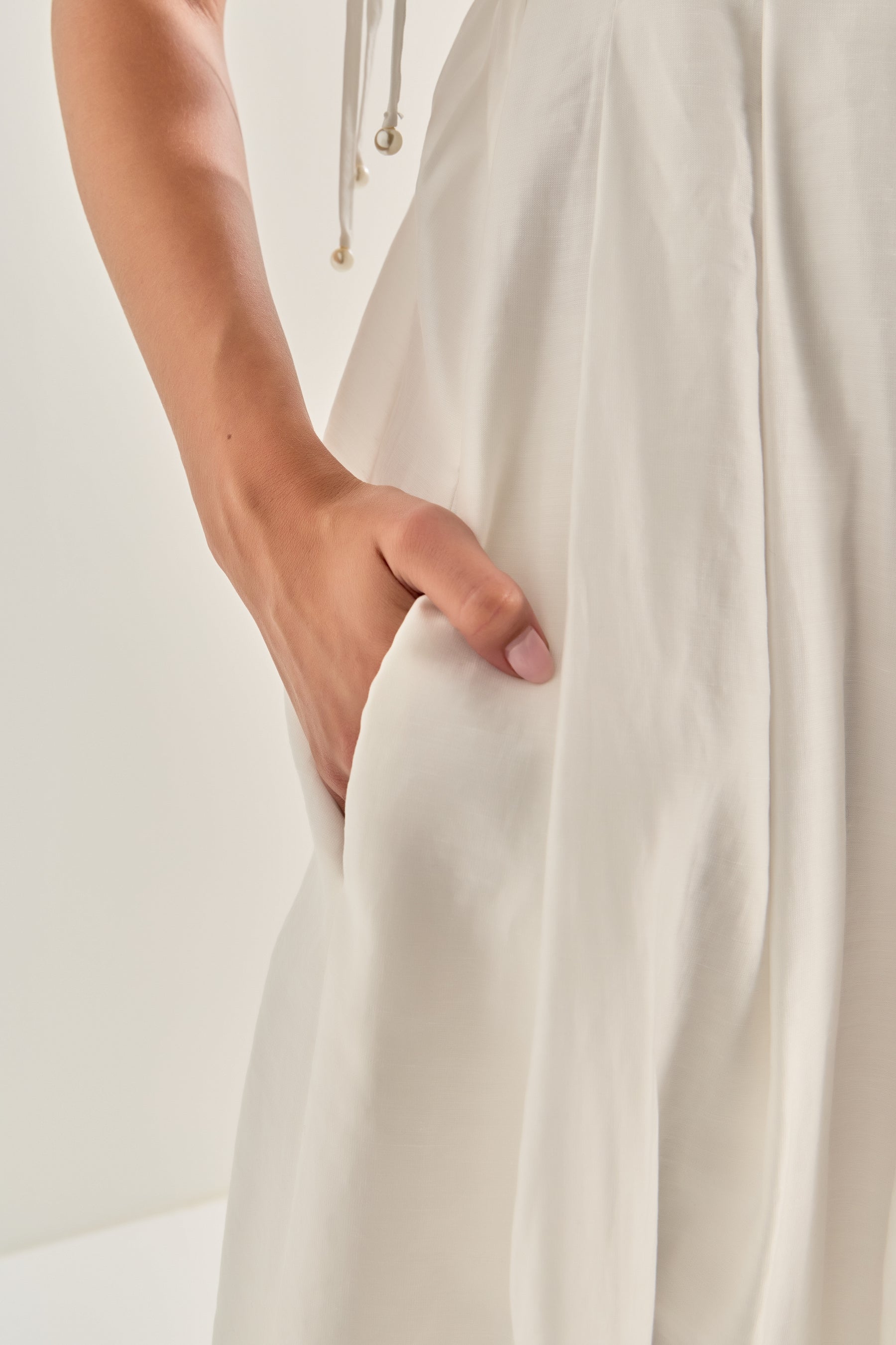 ENGLISH FACTORY - Pearl Seashell Maxi Dress - DRESSES available at Objectrare