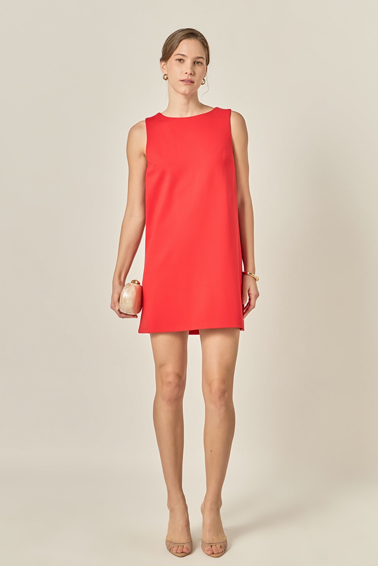 ENGLISH FACTORY - Bow Detailed Sleeveless Stretchy Dress - DRESSES available at Objectrare