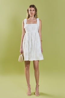 ENGLISH FACTORY - Sequin Bow Tie Mini Dress - DRESSES available at Objectrare