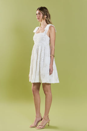 ENGLISH FACTORY - Sequin Bow Tie Mini Dress - DRESSES available at Objectrare