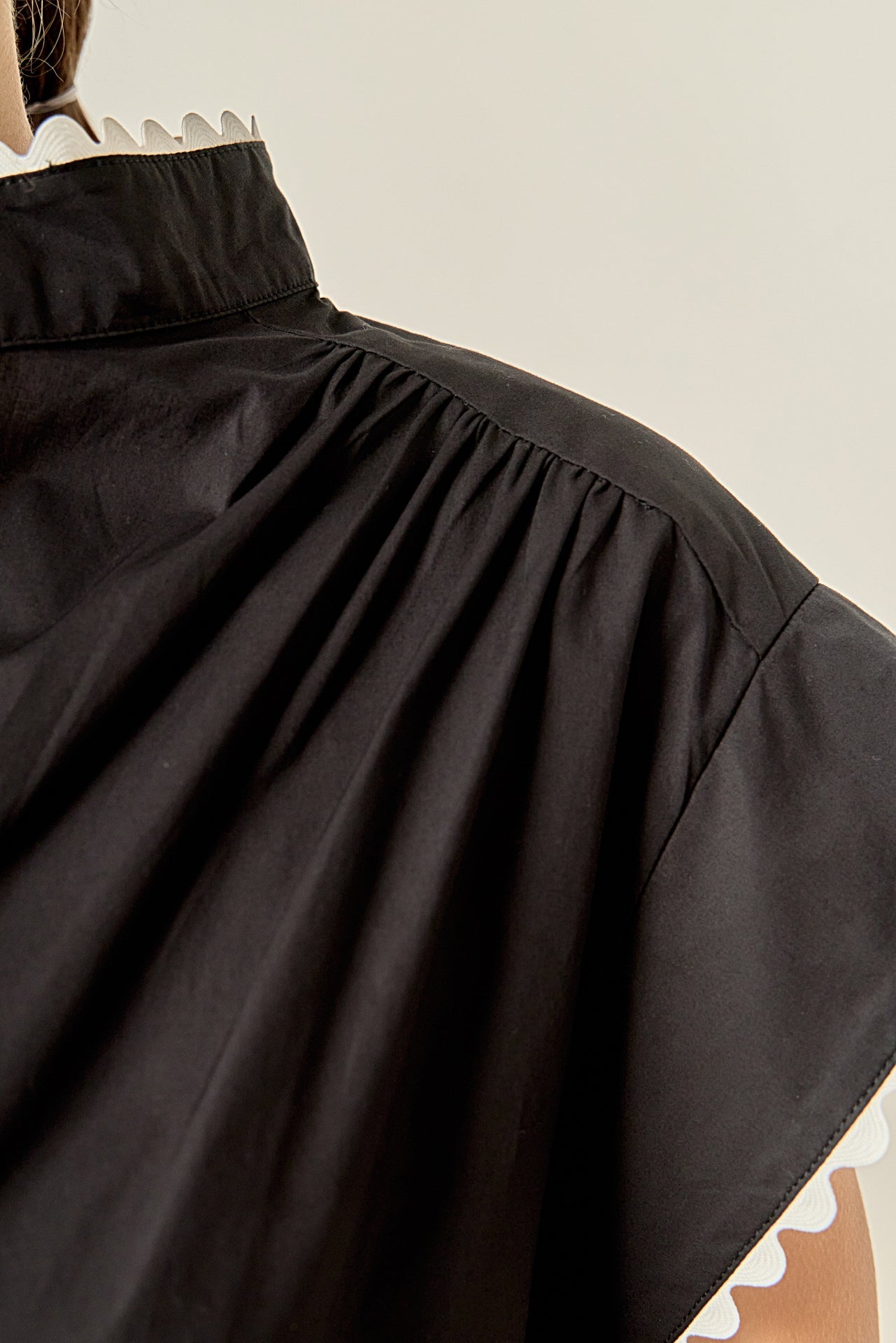 Scallop Trim Ric Rac Blouse