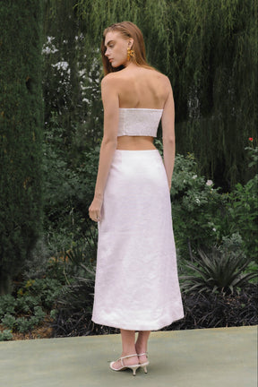 ENDLESS ROSE - Crochet Flower Bandeau Top - TOPS available at Objectrare