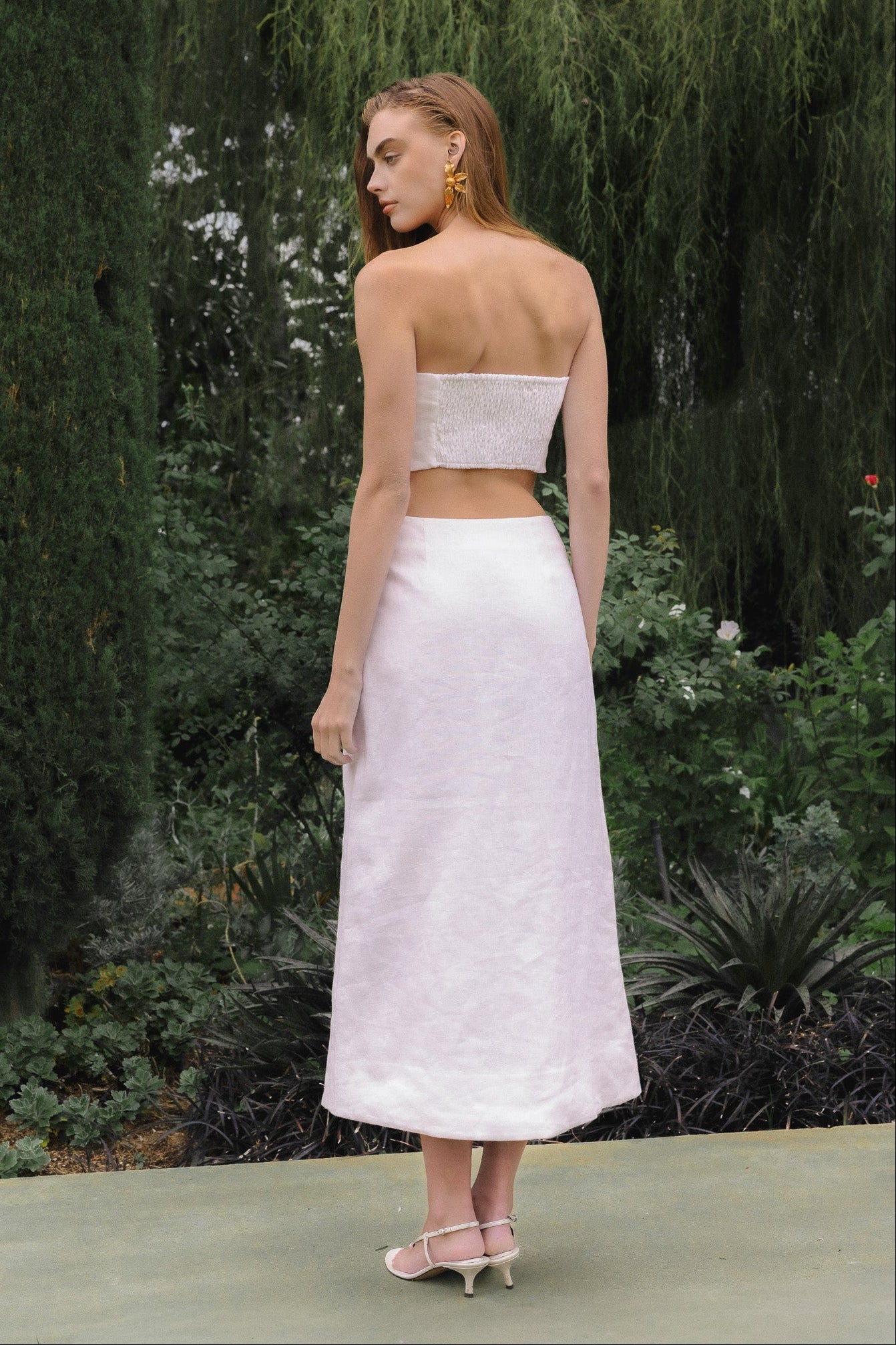 ENDLESS ROSE - Crochet Flower Maxi Skirt - SKIRTS available at Objectrare