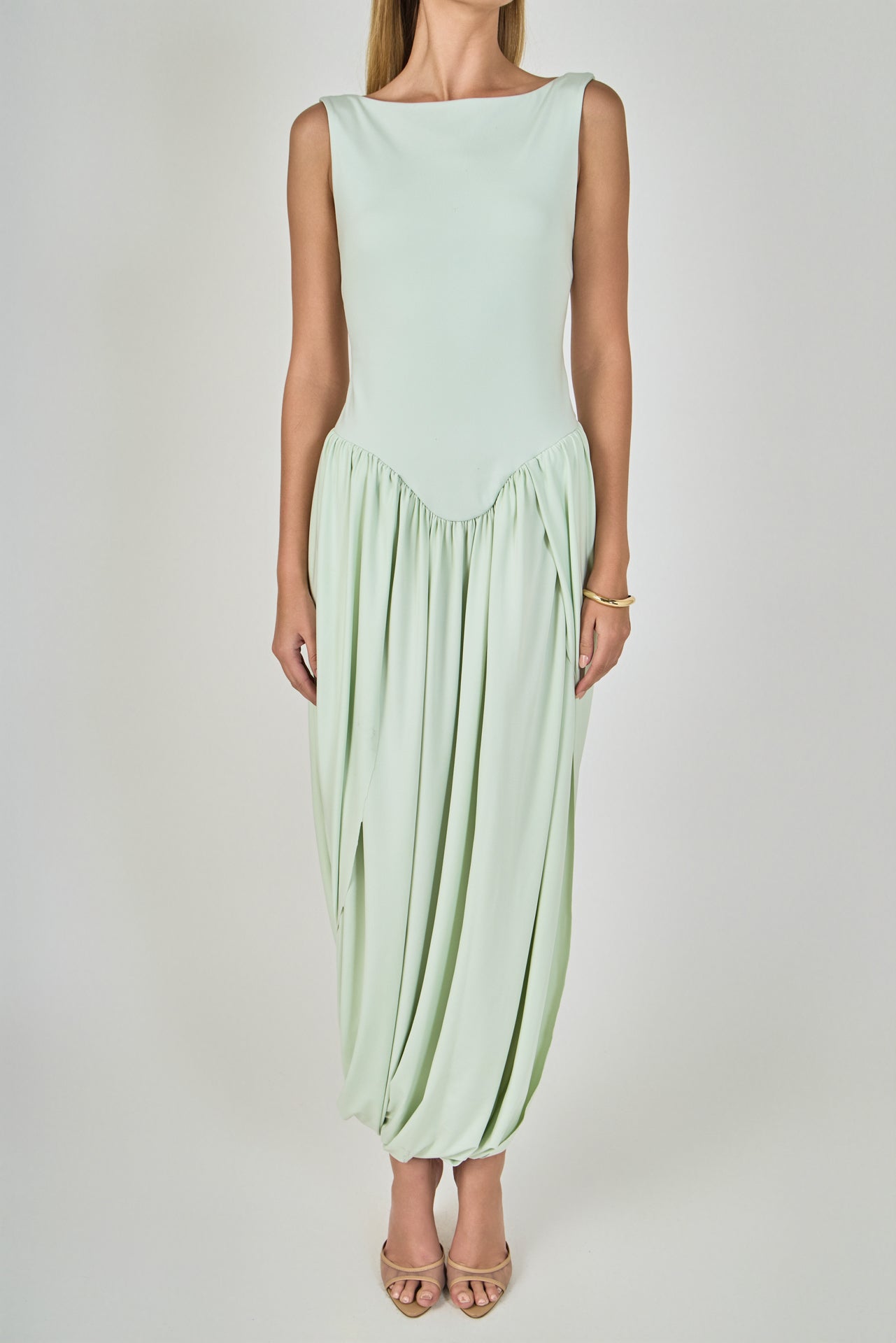 Sleeveless Cutout Maxi Dress