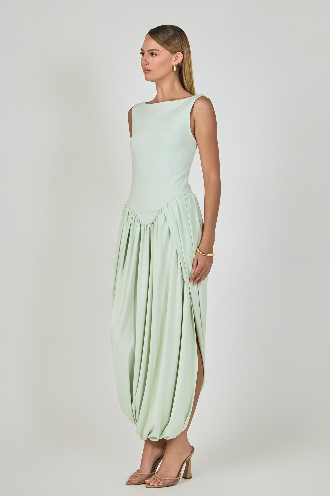 Sleeveless Cutout Maxi Dress