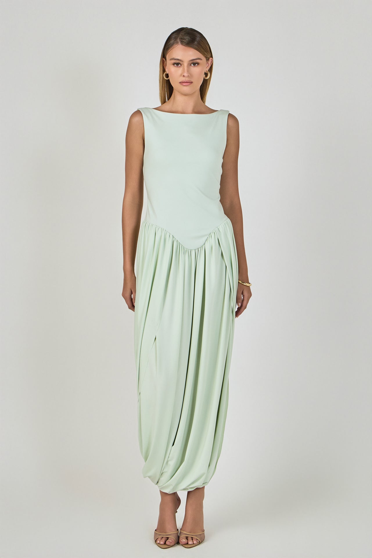 Sleeveless Cutout Maxi Dress