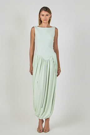 Sleeveless Cutout Maxi Dress