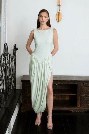 Sleeveless Cutout Maxi Dress