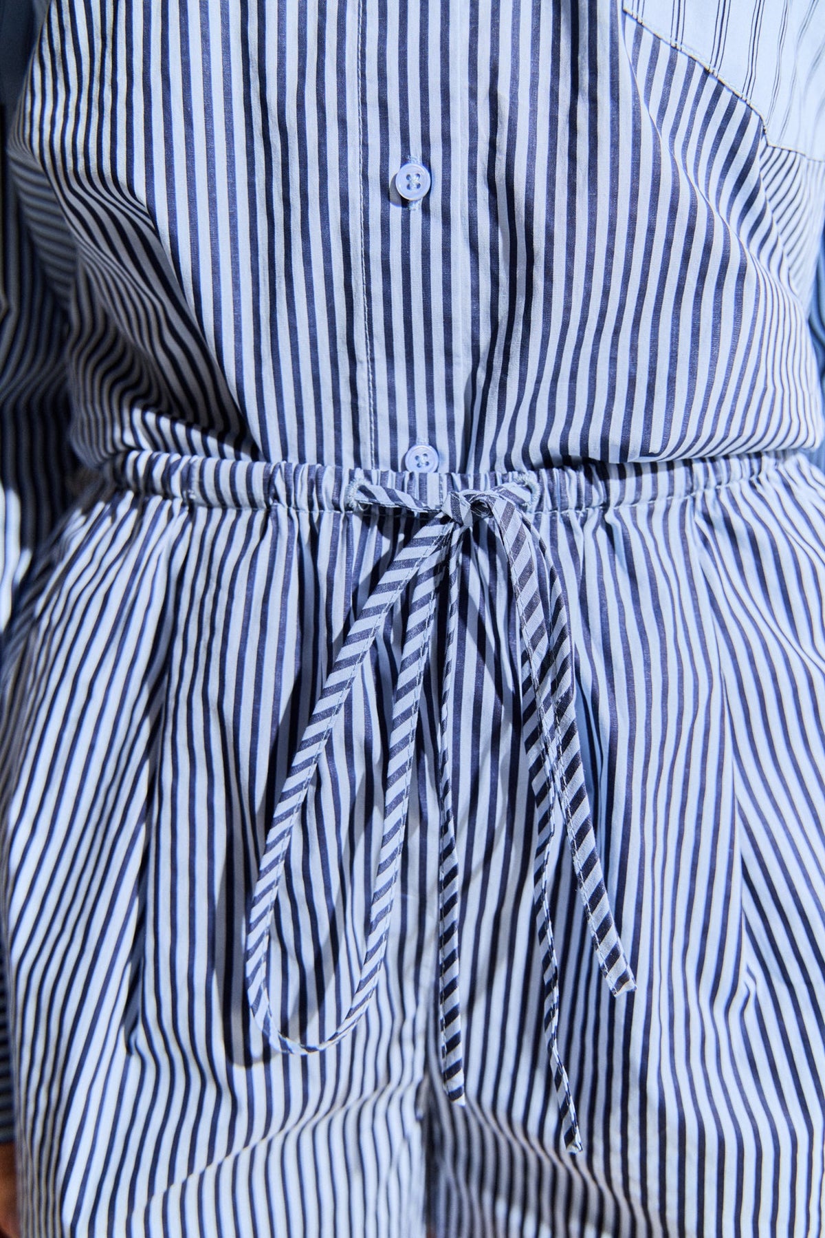 Striped Drawstring Shorts