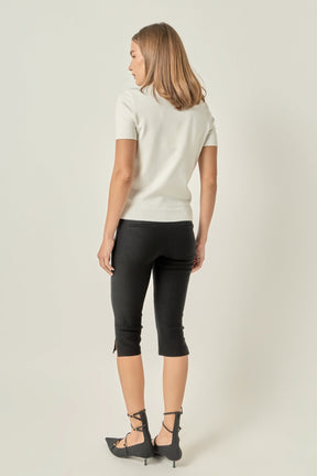 ENGLISH FACTORY - Capri Pants - PANTS available at Objectrare