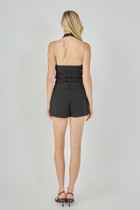 ENDLESS ROSE - Stretchy Halter Top - TOPS available at Objectrare